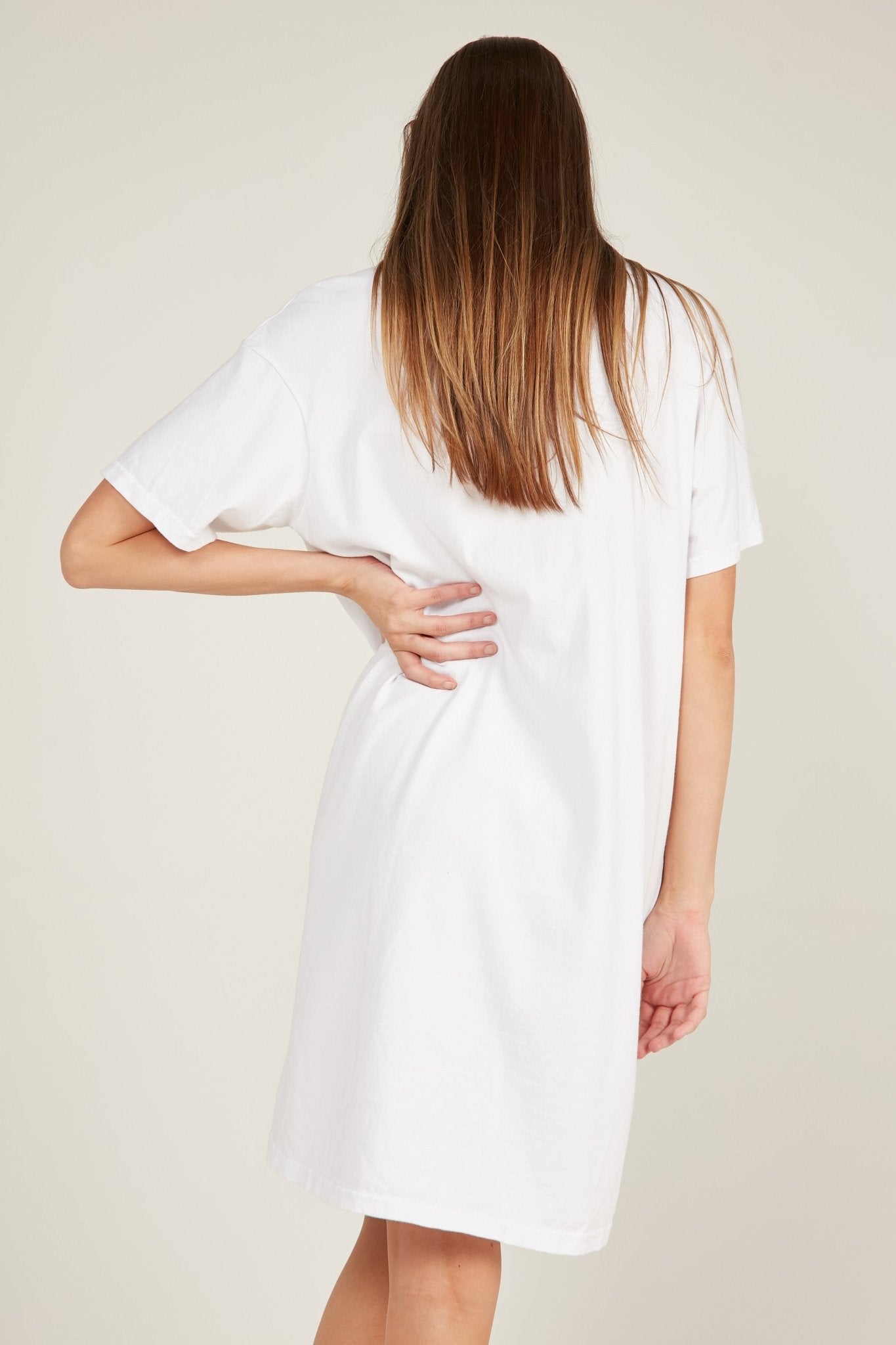 POLO DRESS - BLANC - Primness