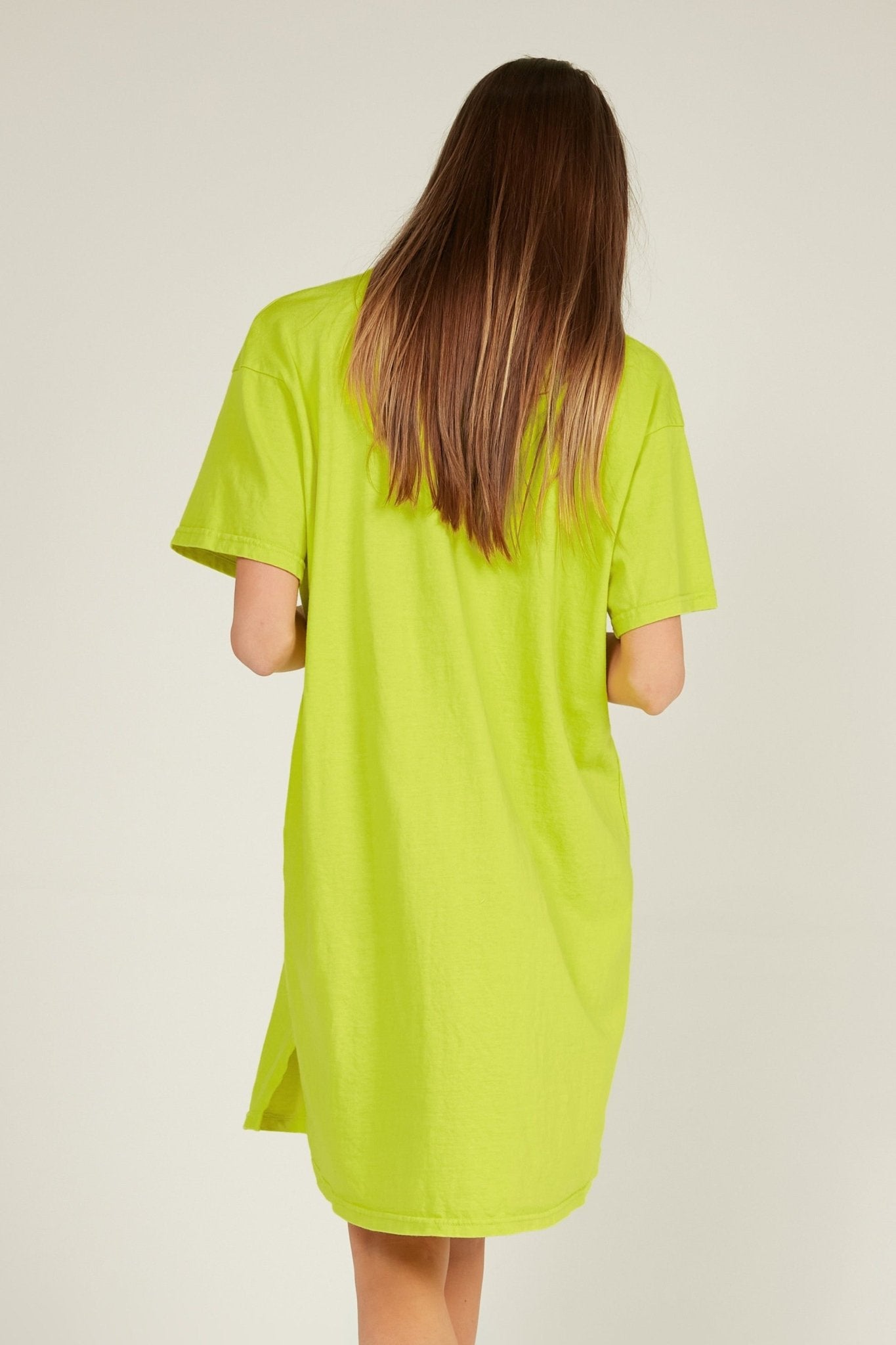 POLO DRESS - LIME - Primness