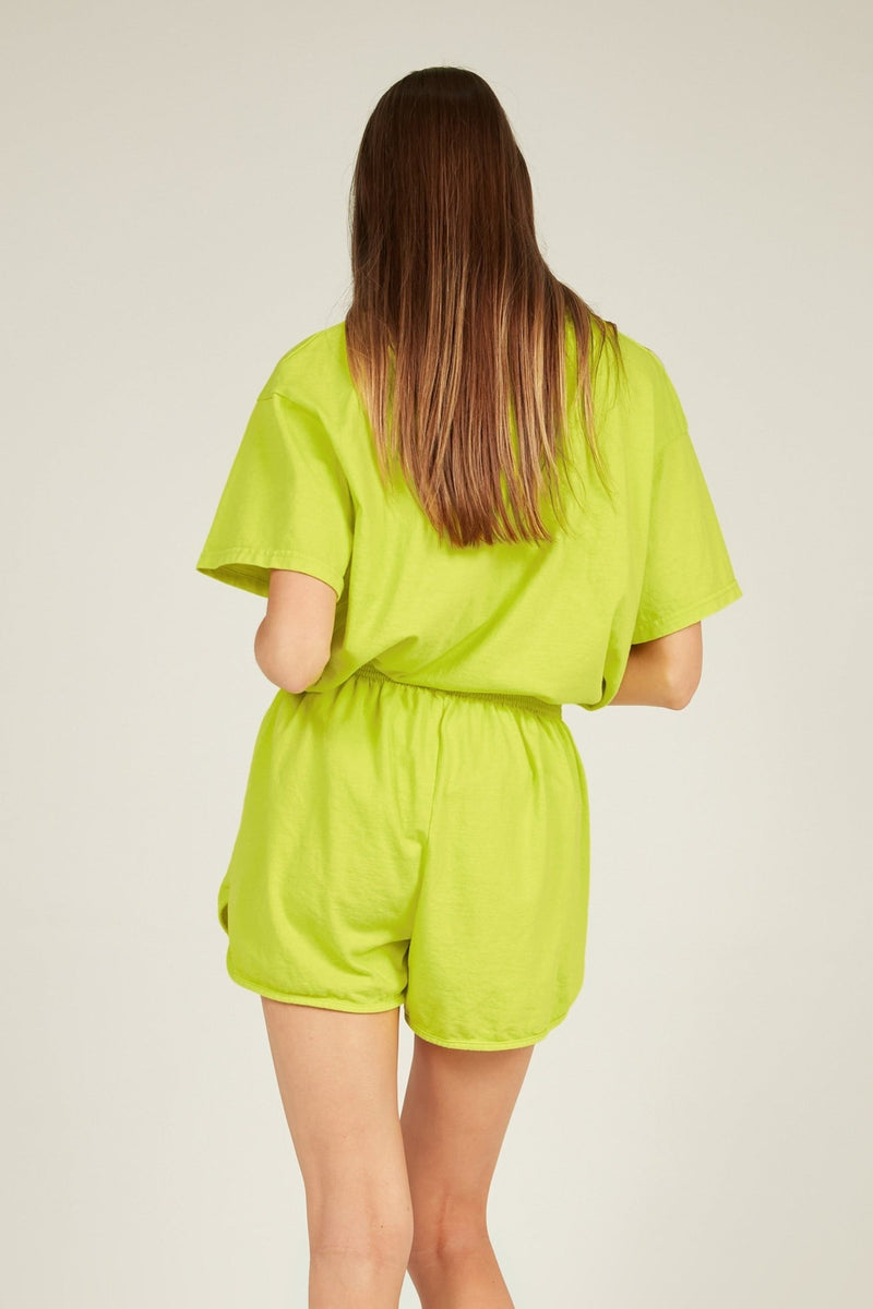 POLO SHORT - LIME - Primness