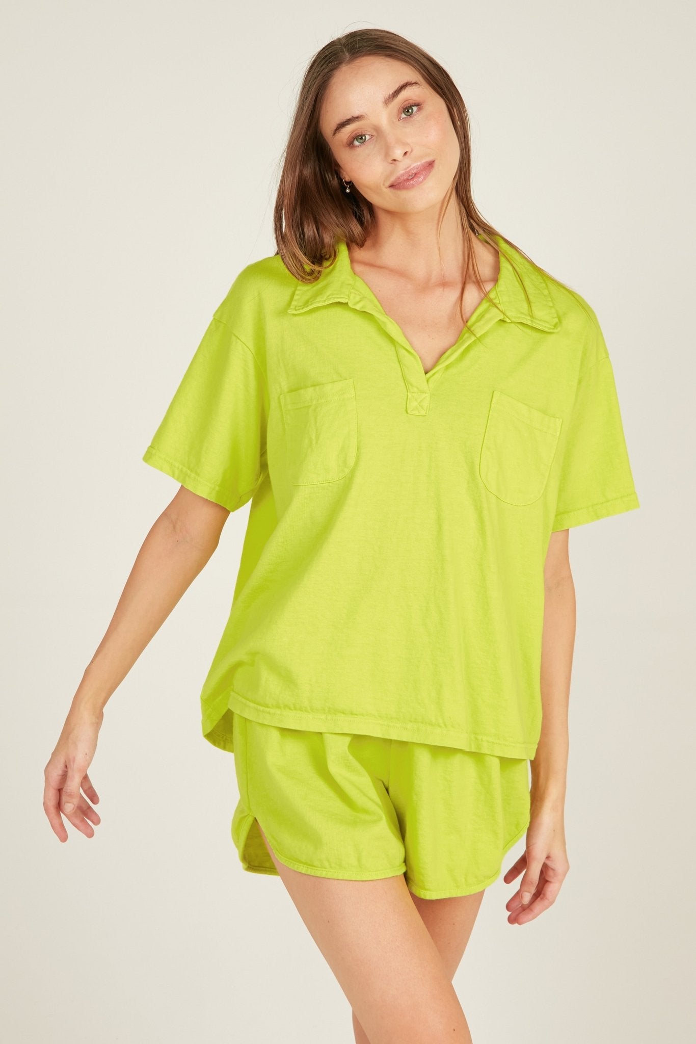 POLO TEE - LIME - Primness