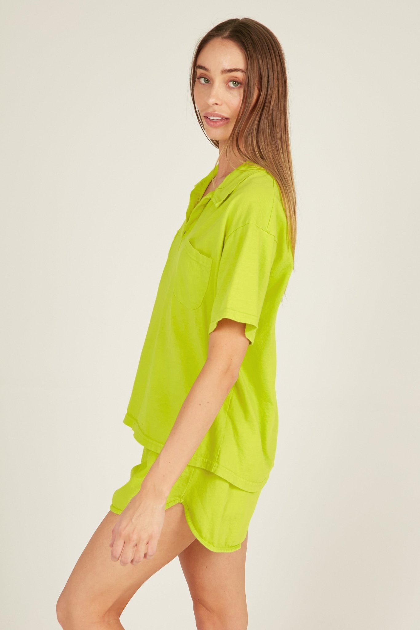 POLO TEE - LIME - Primness