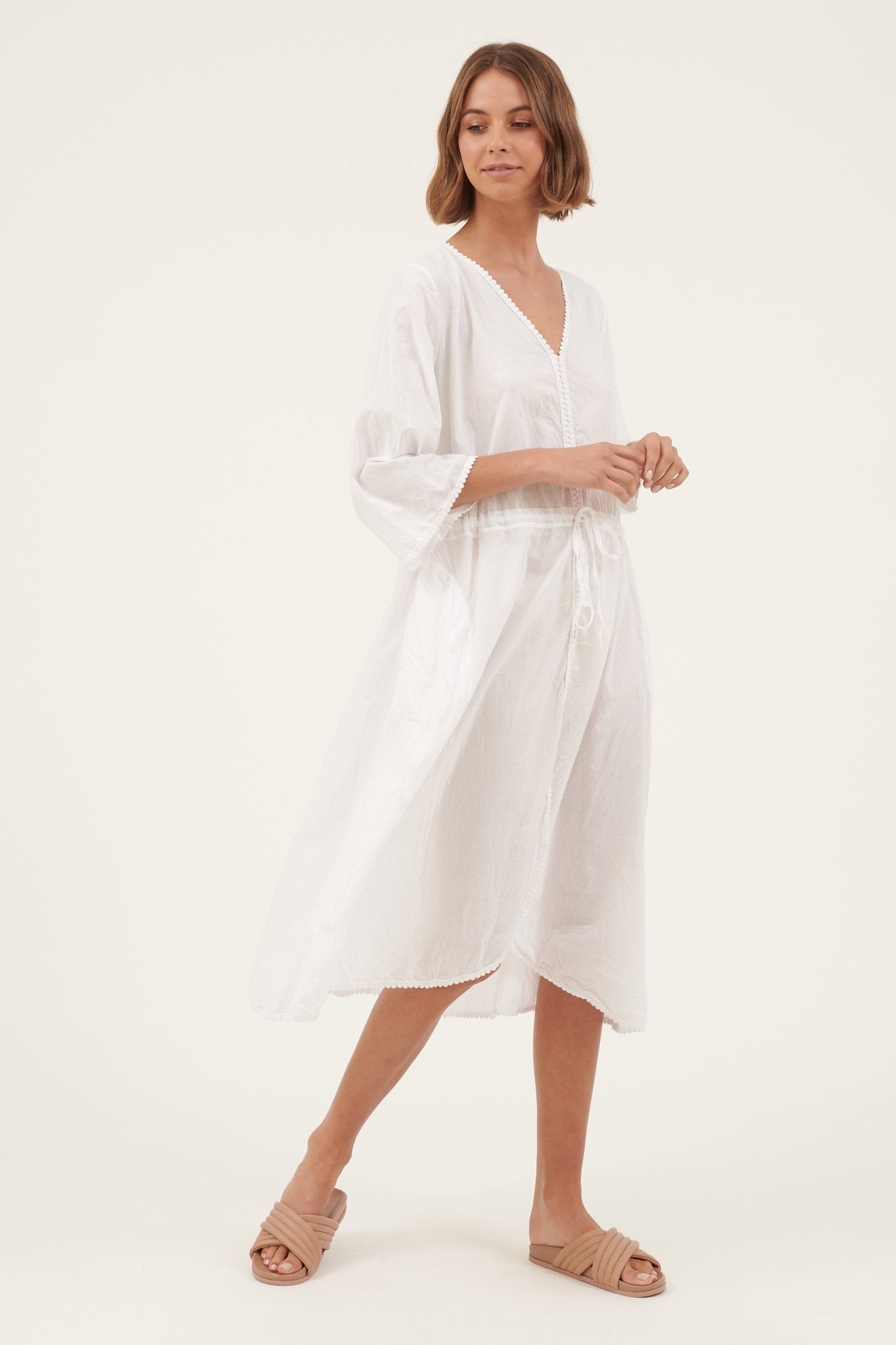 POOLY DRESS - BLANC - Primness