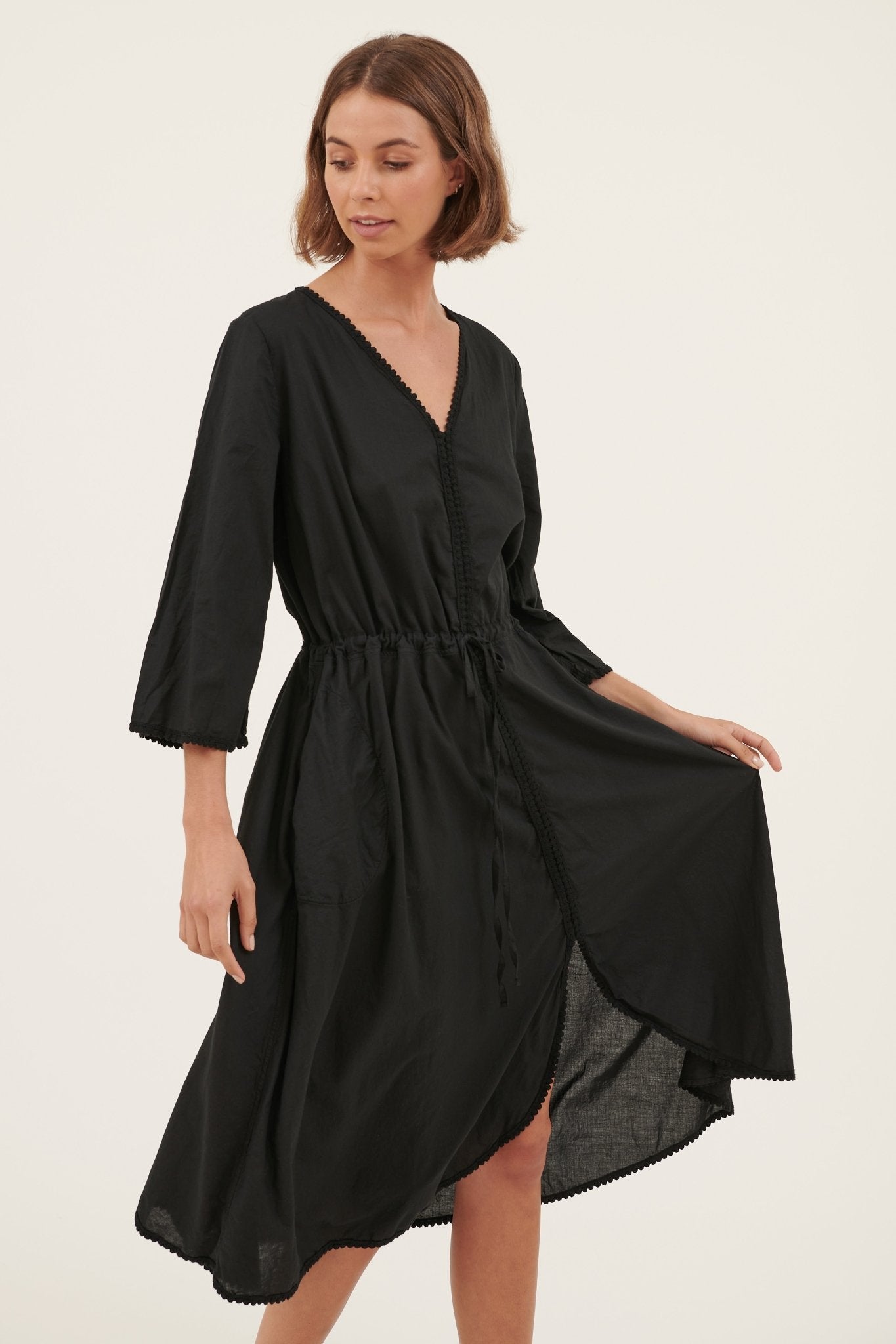 POOLY DRESS - NOIR - Primness