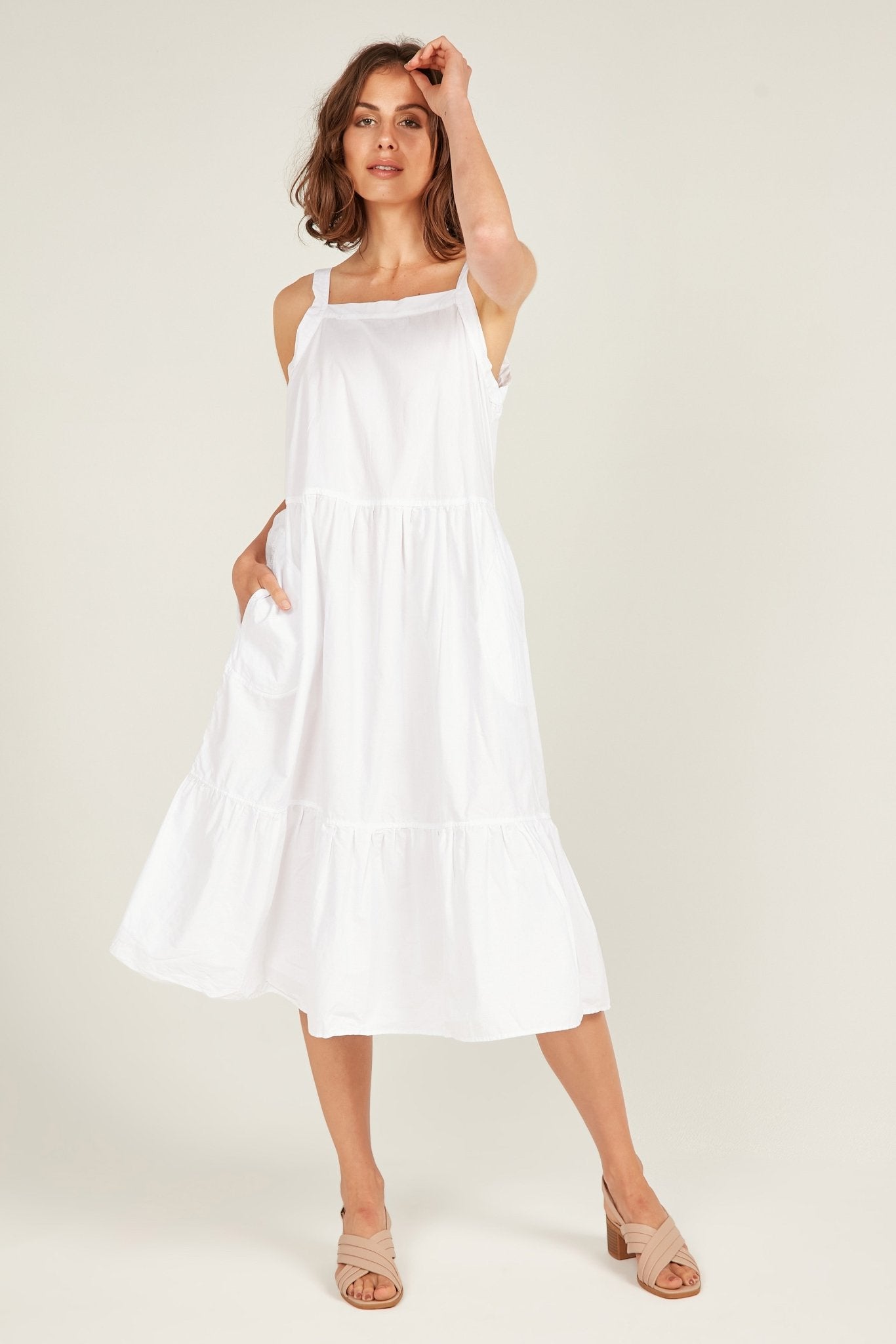 POSY SUNDRESS - BLANC - FINAL SALE - Primness