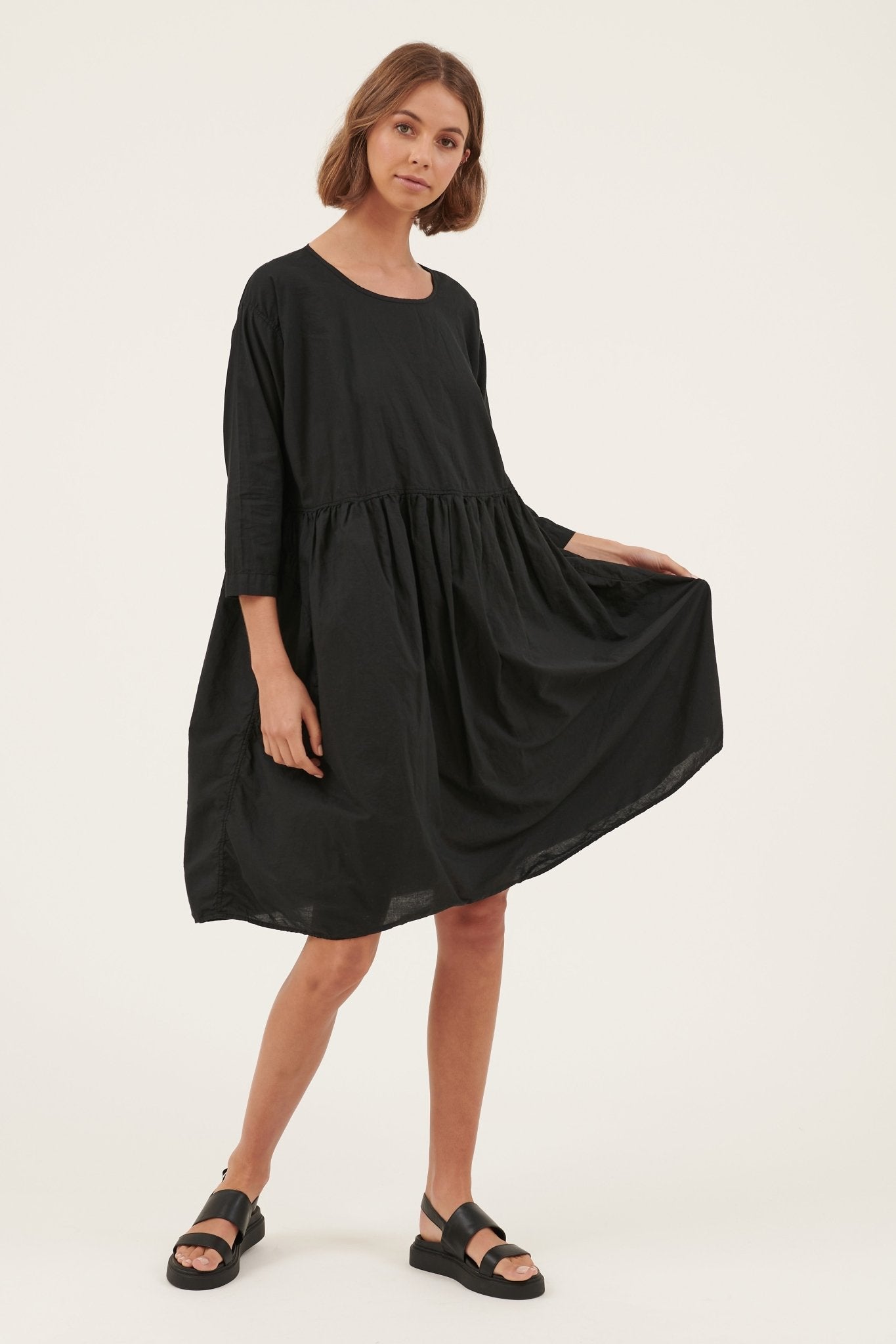 PROVIDORE DRESS - NOIR - Primness