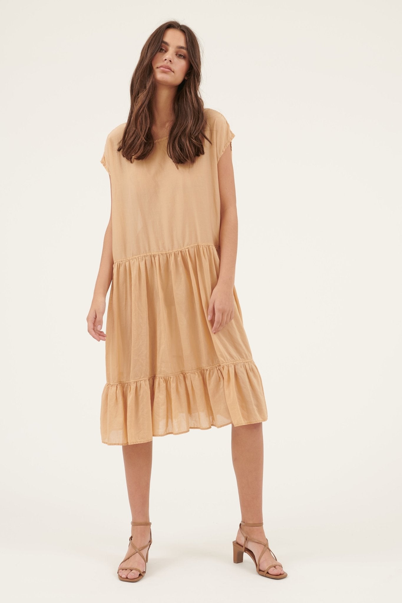 QI DRESS - CHAMPAGNE - FINAL SALE - Primness