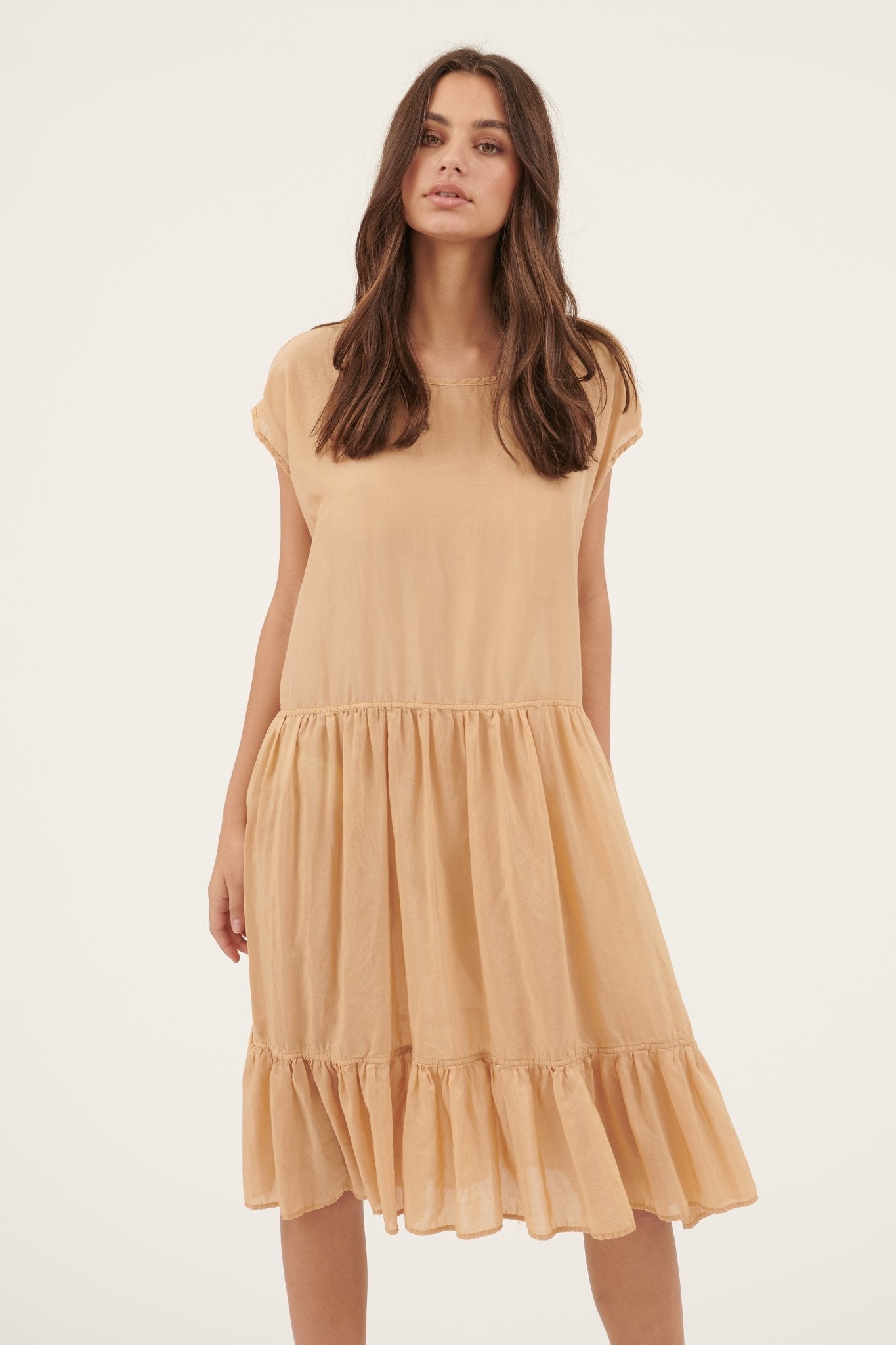 QI DRESS - CHAMPAGNE - FINAL SALE - Primness