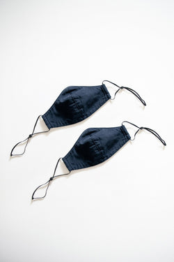 Reusable Face Mask - Two Pack - Navy - Primness