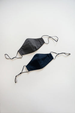 Reusable Face Mask - Two Pack - Slate & Navy - Primness
