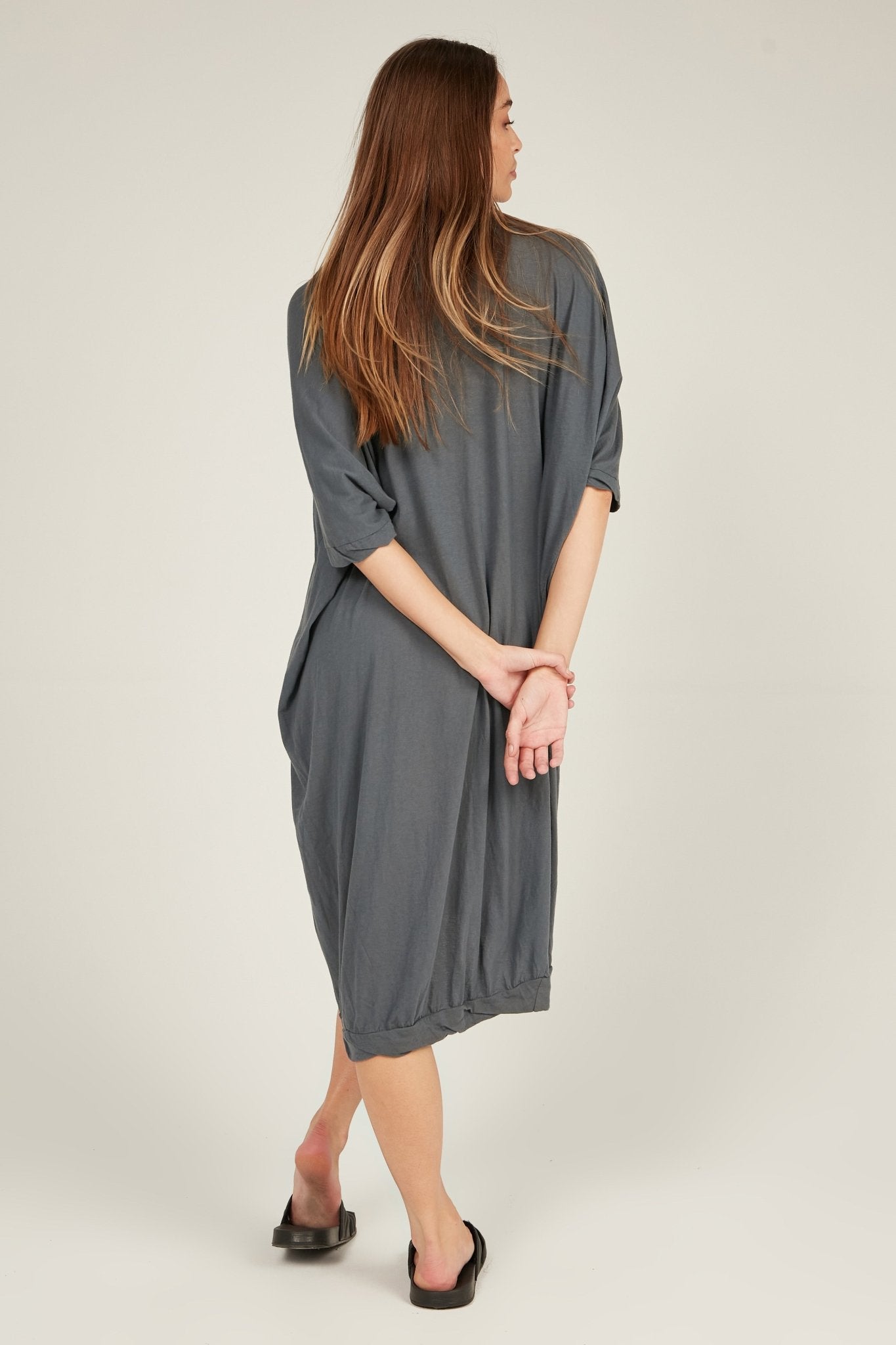 SANDY DRESS - CHARCOAL - Primness