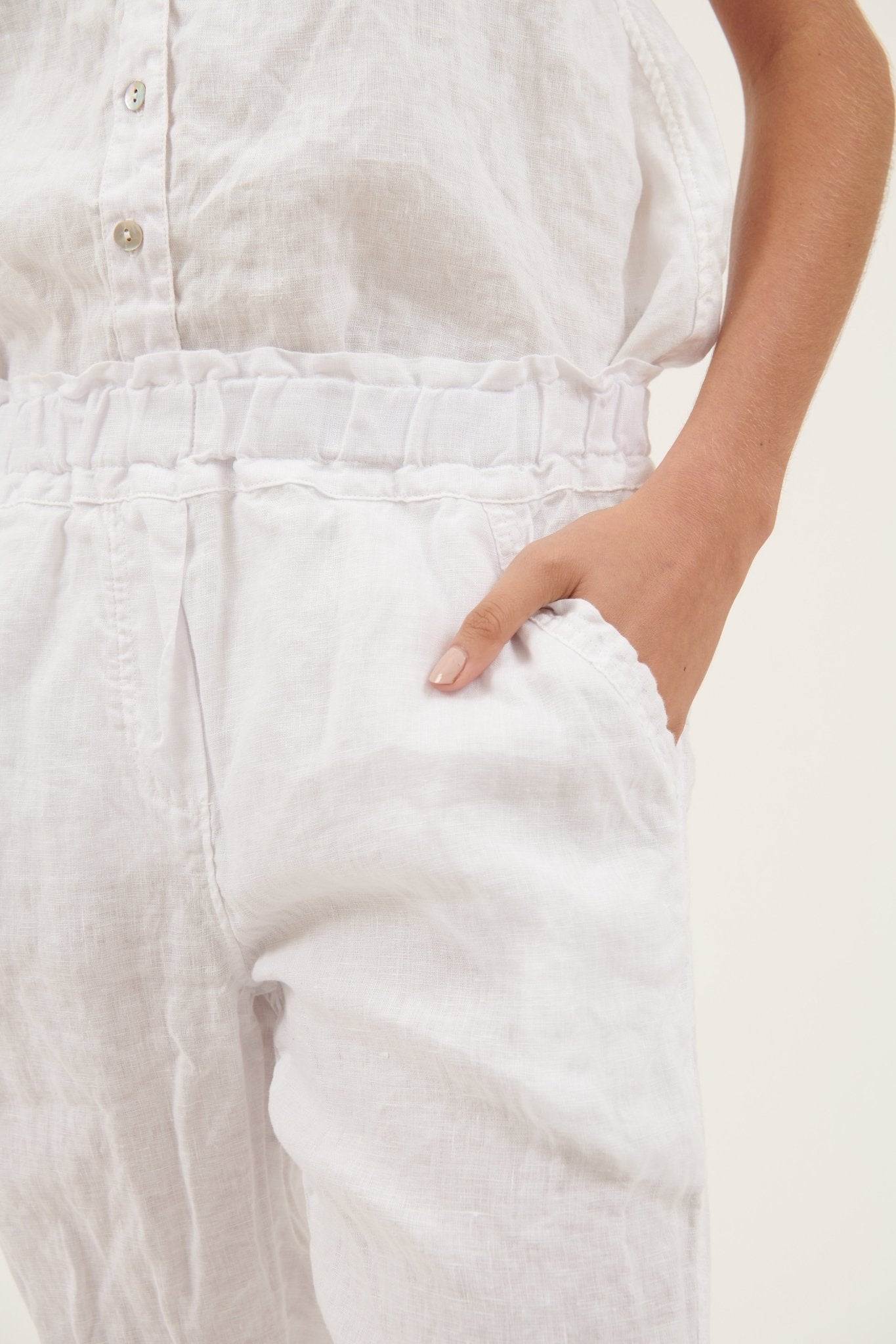 SEASIDE PANT - BLANC - Primness