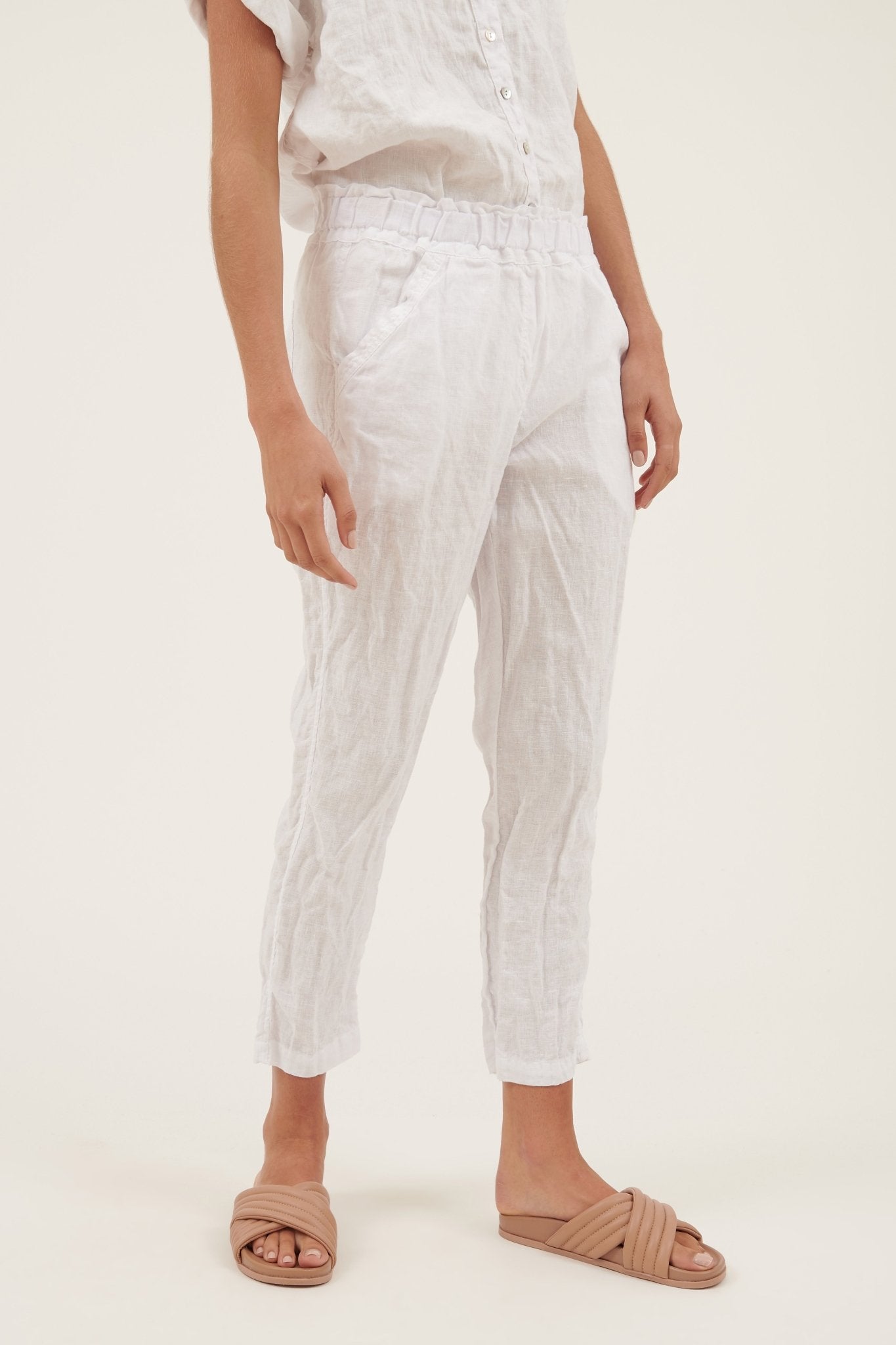 SEASIDE PANT - BLANC - Primness