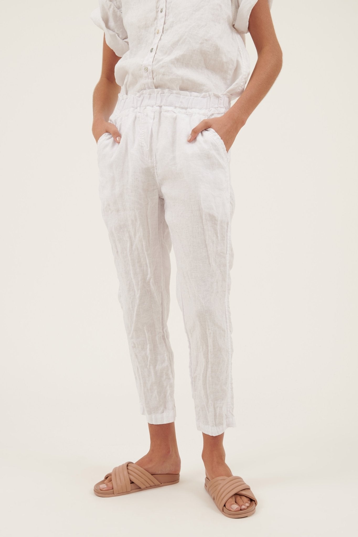 SEASIDE PANT - BLANC - Primness