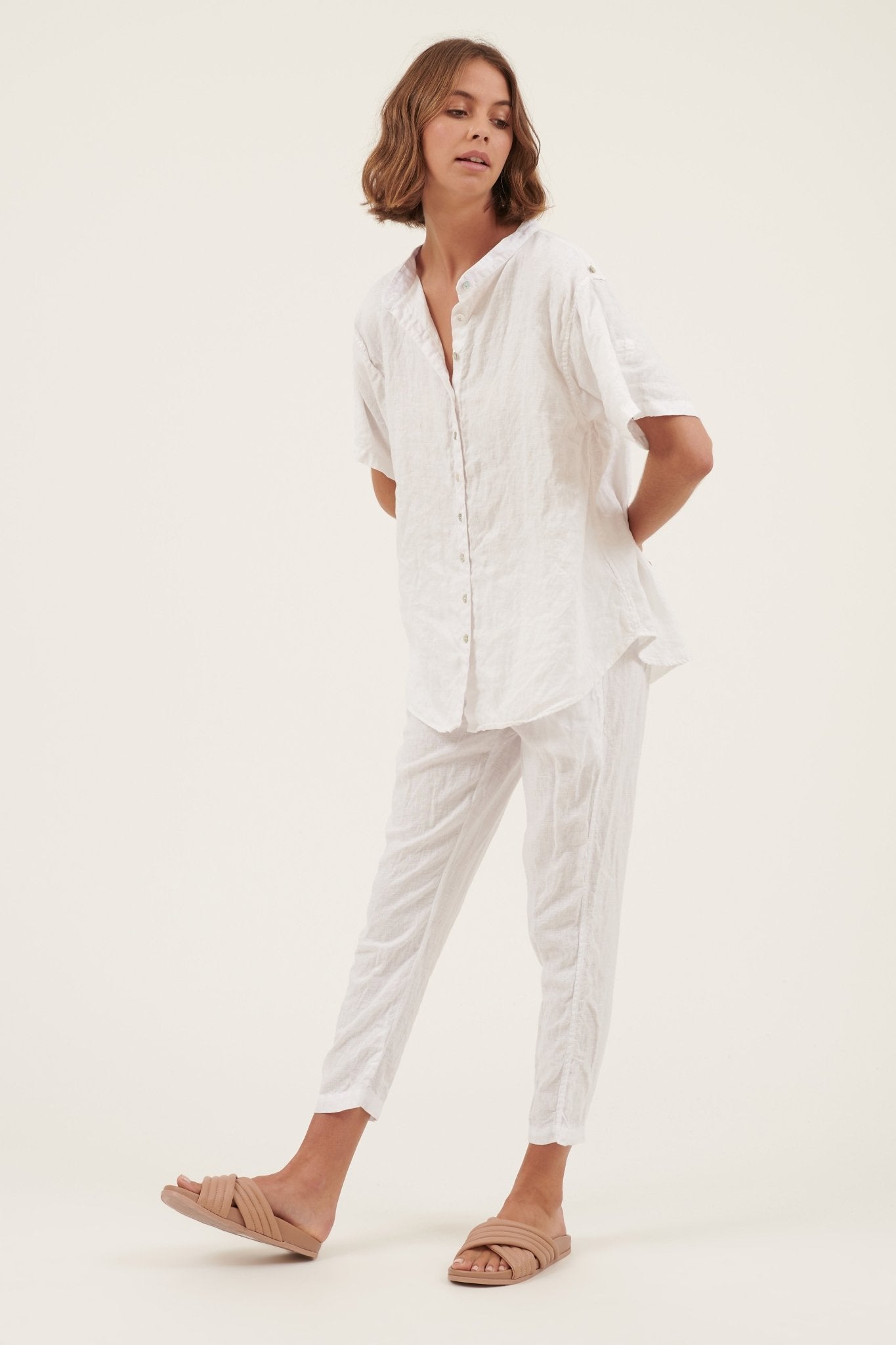 SEASIDE PANT - BLANC - Primness