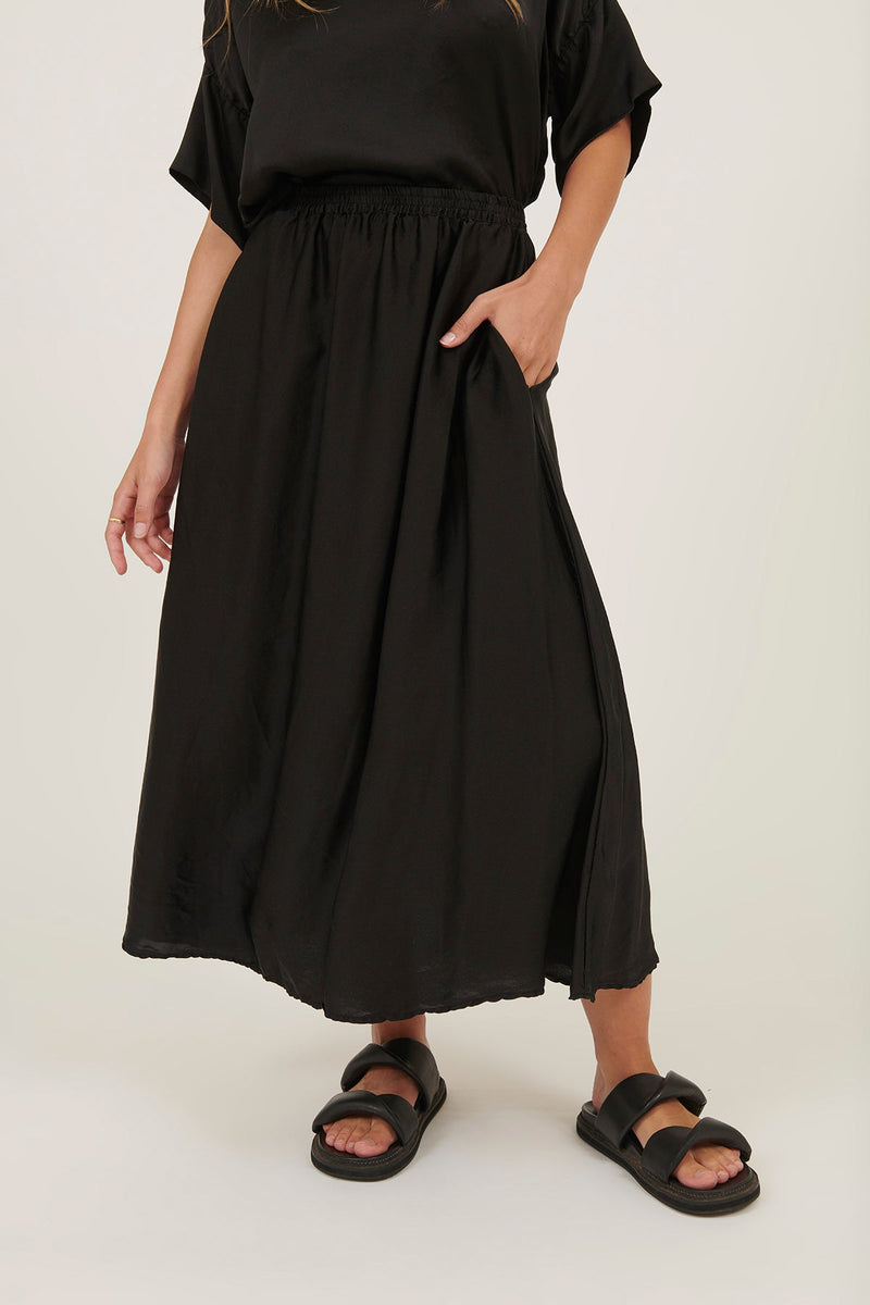 SUNCHASER SKIRT - NOIR - Primness