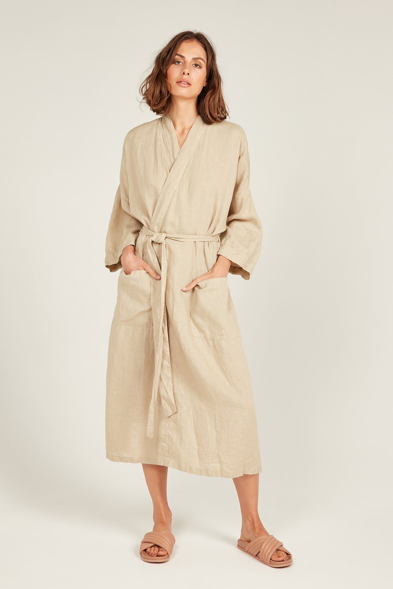 THE OCEAN ROBE - CAMEL - FINAL SALE - Primness