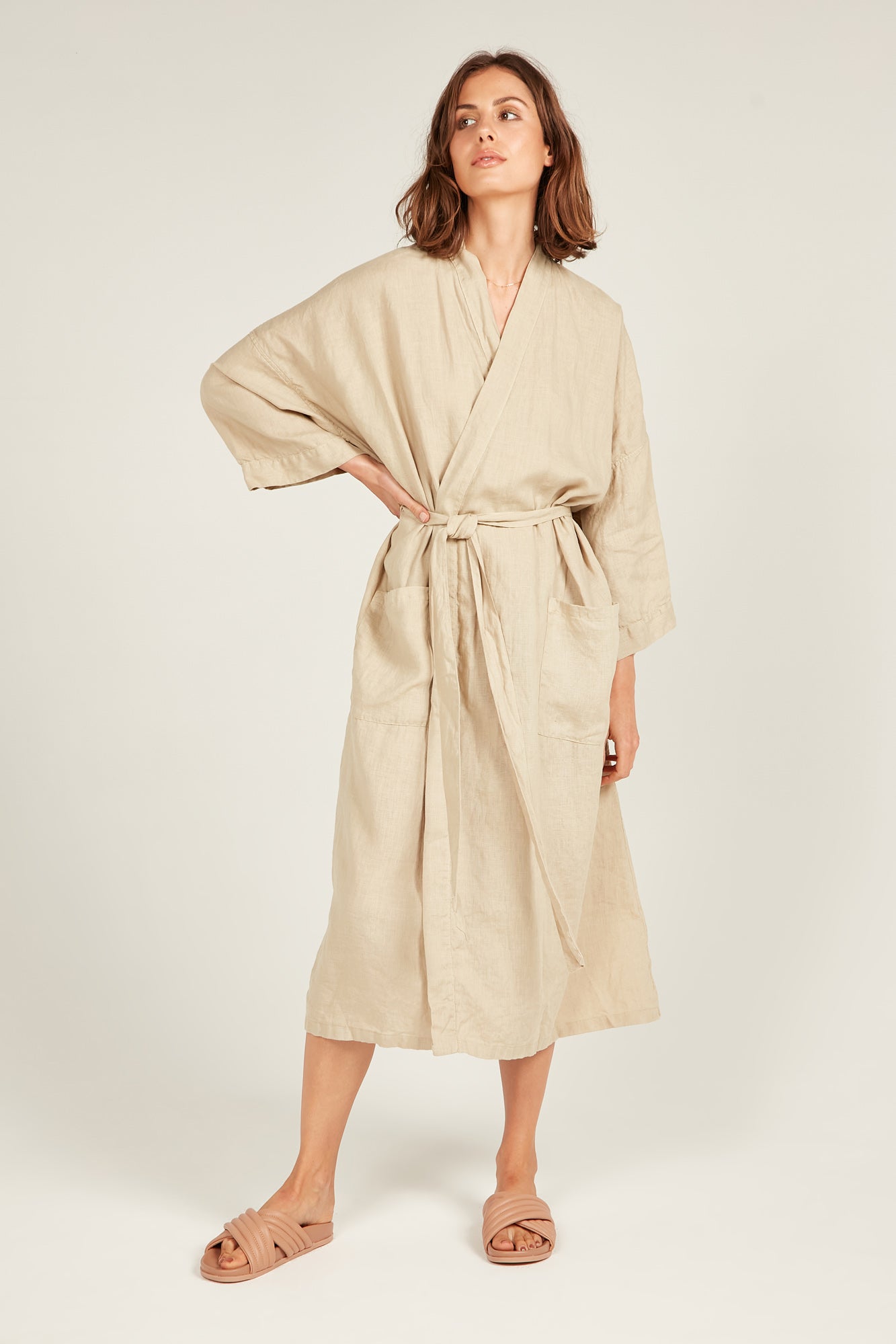 THE OCEAN ROBE - CAMEL - FINAL SALE - Primness