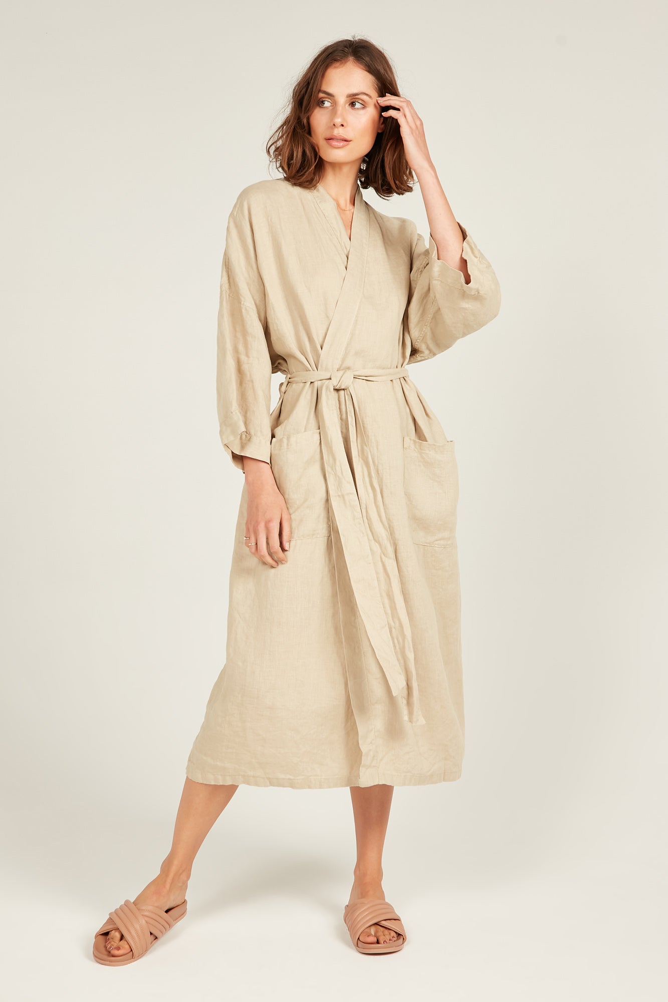 THE OCEAN ROBE - CAMEL - FINAL SALE - Primness