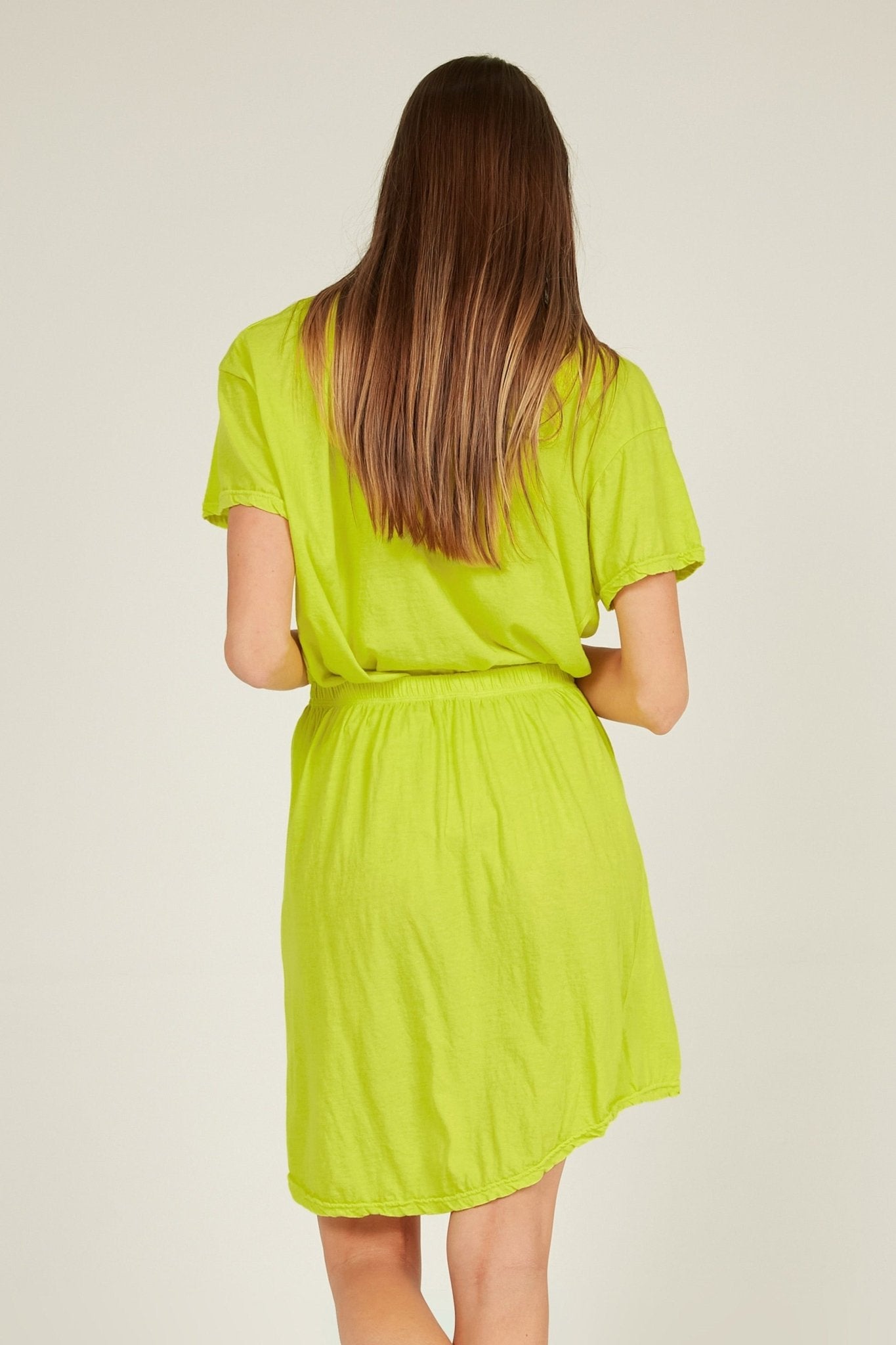 TWISTY SKIRT - LIME - Primness