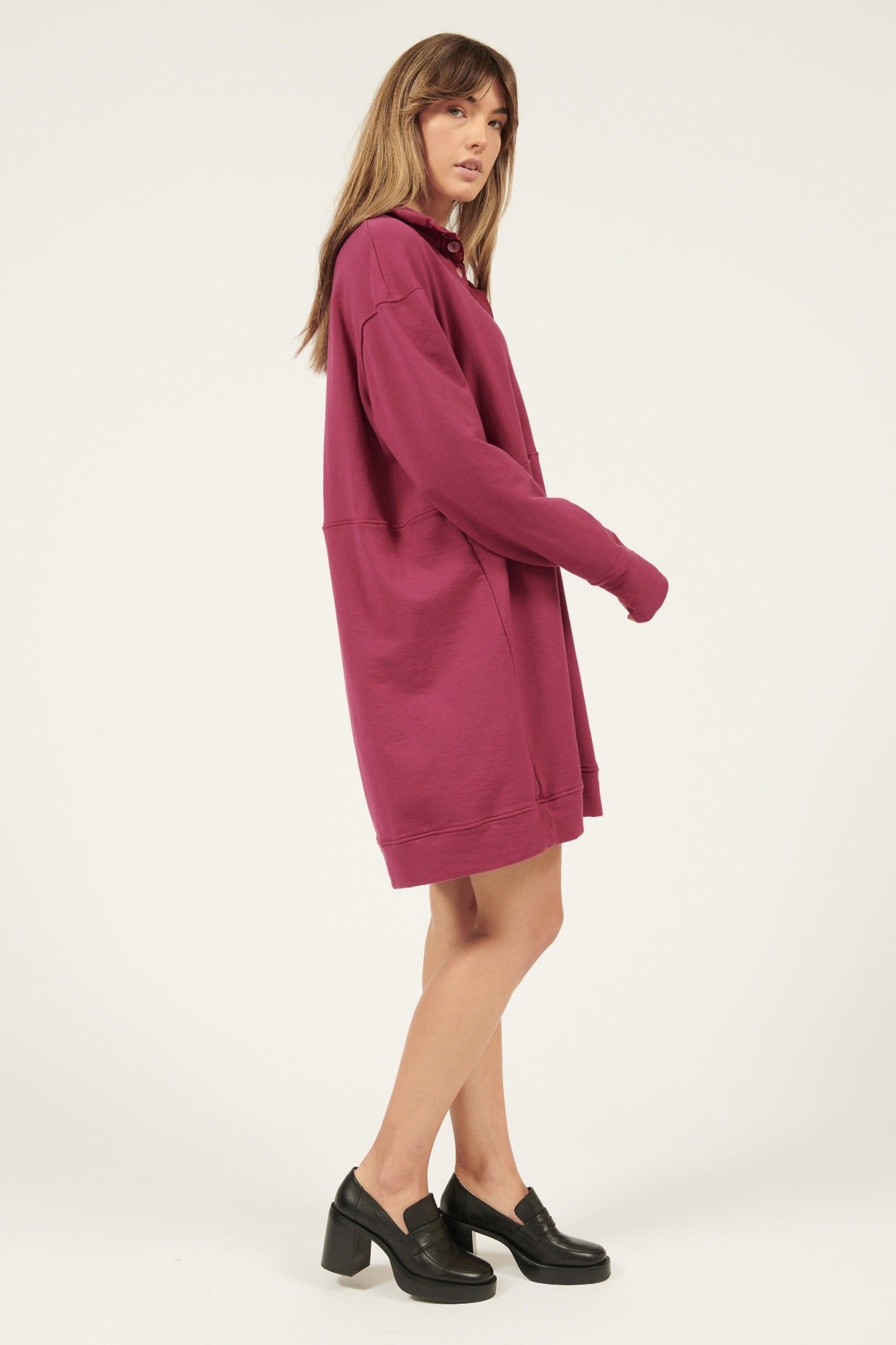 VENUS JUMPER DRESS - HIBISCUS (PRE-ORDER) - Primness