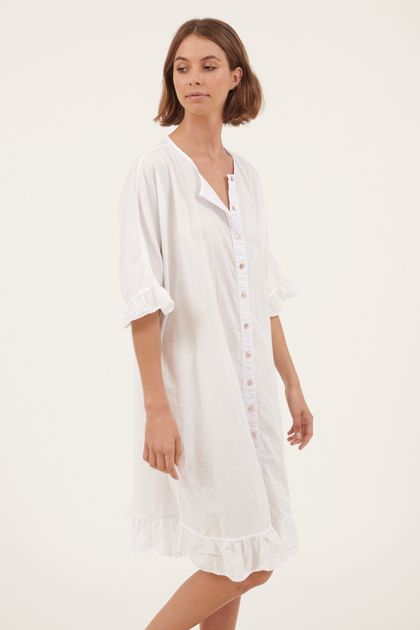 WICA DRESS - BLANC - Primness