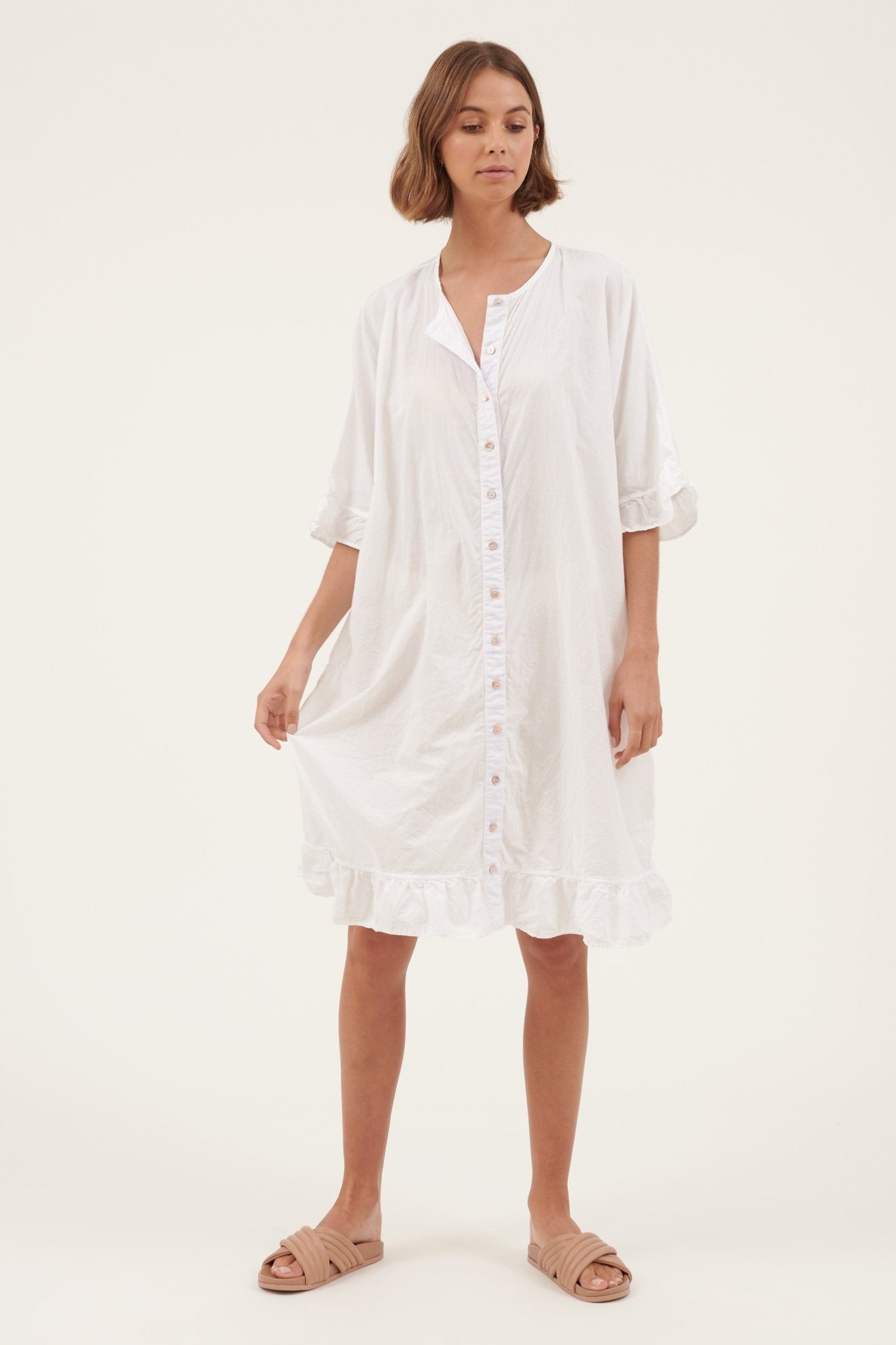 WICA DRESS - BLANC - Primness