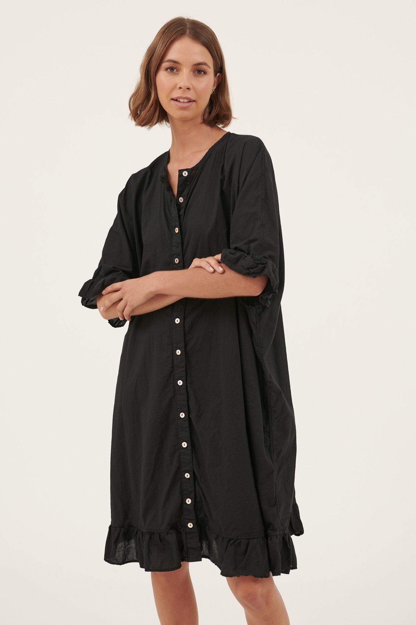 WICA DRESS - NOIR - Primness