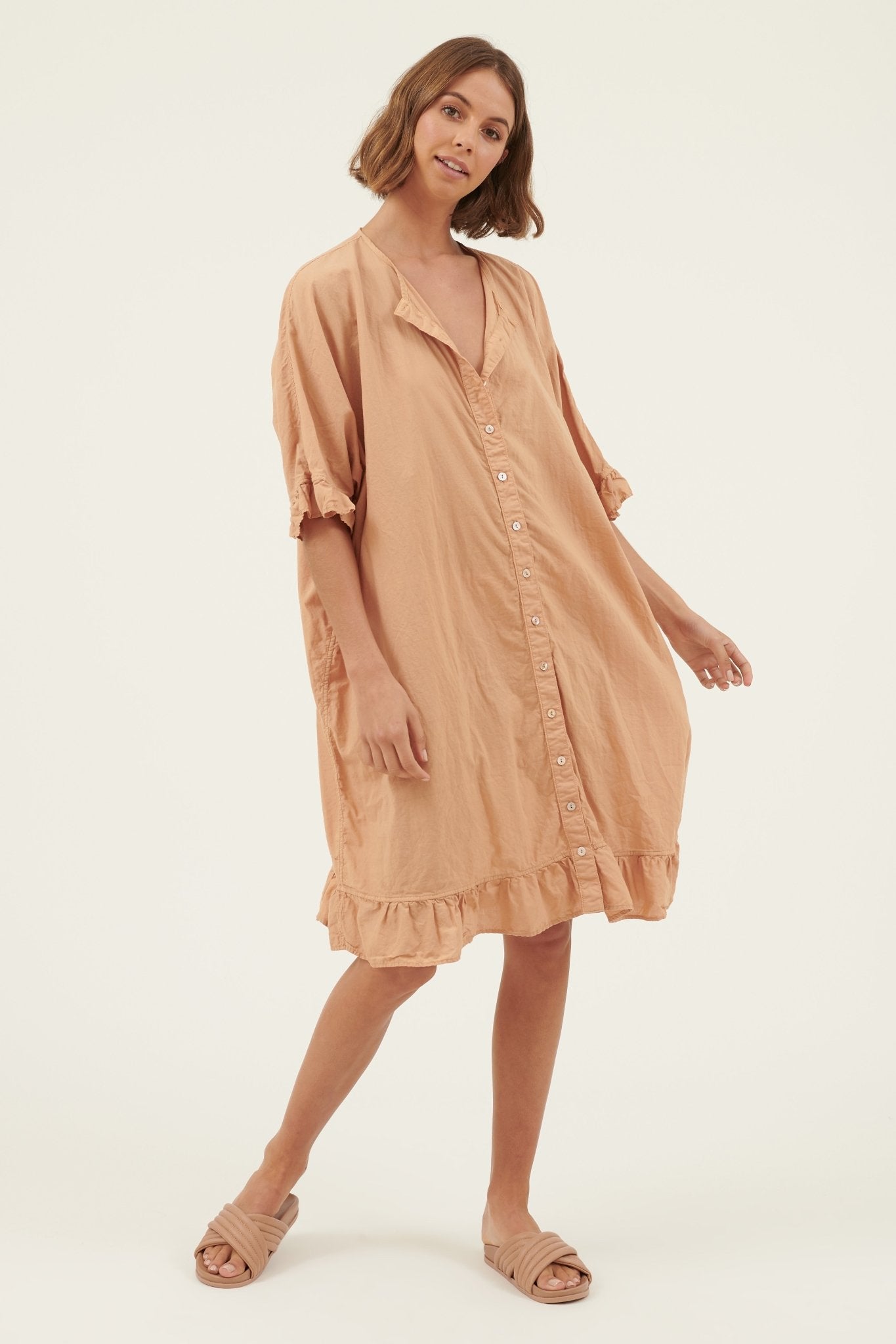 WICA DRESS - TAN - Primness