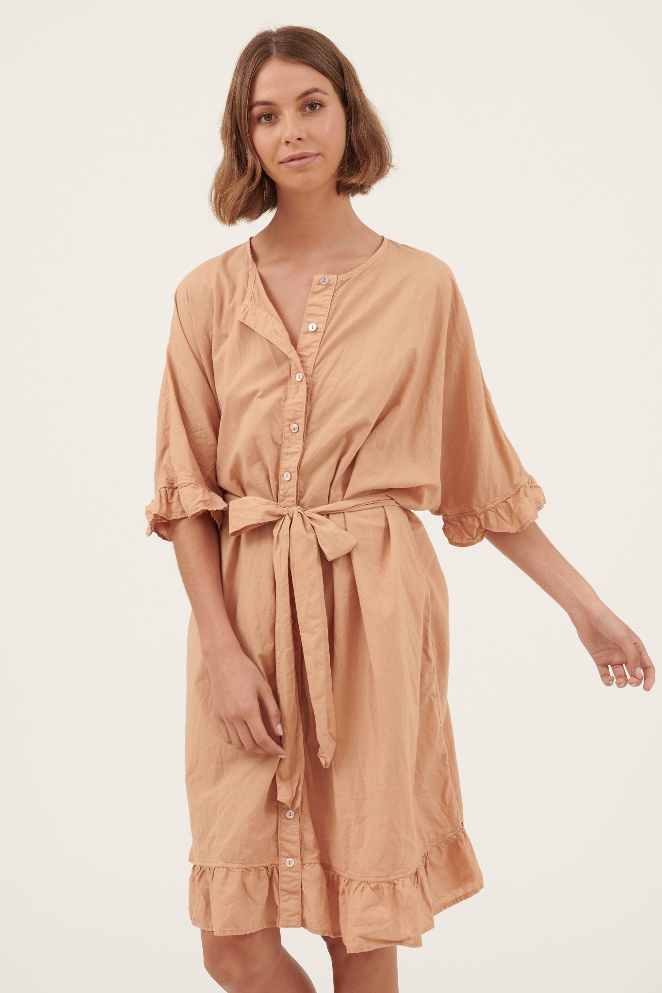 WICA DRESS - TAN - Primness