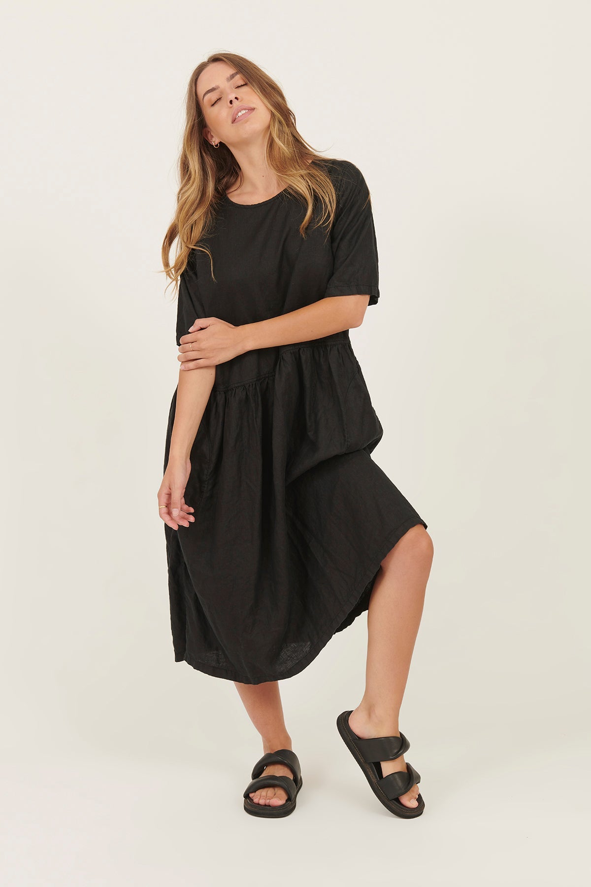 ZAZI DRESS - NOIR - Primness