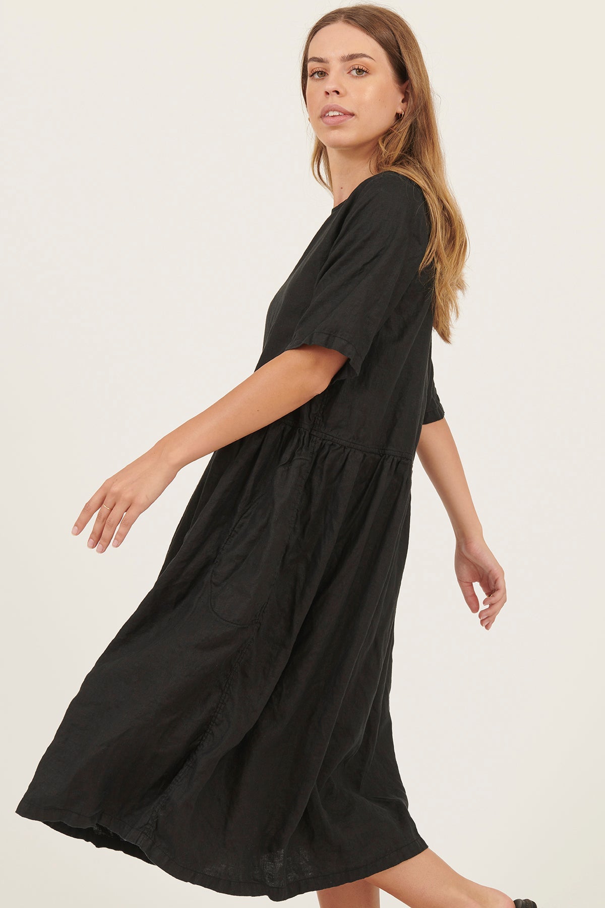 ZAZI DRESS - NOIR - Primness