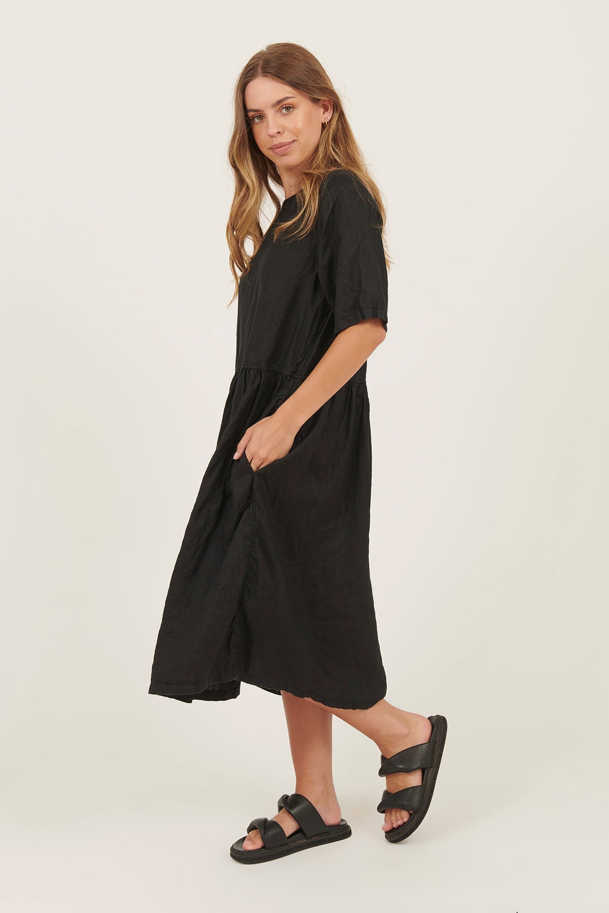 ZAZI DRESS - NOIR - Primness